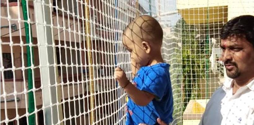 Children Safety Nets for Balconies in Bangalore | Call 9741713355 for Installation