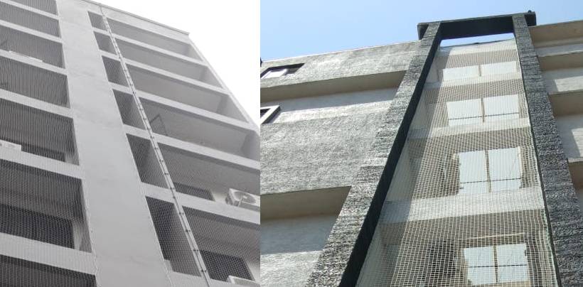 Duct Area Pigeon Nets In Bangalore | Call 9741713355 For Same Day Installation
