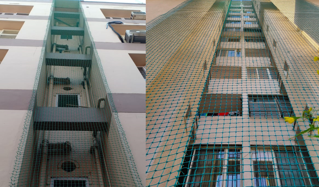 Duct Area Safety Nets In Bangalore | Call 9741713355 Mani Safety Nets